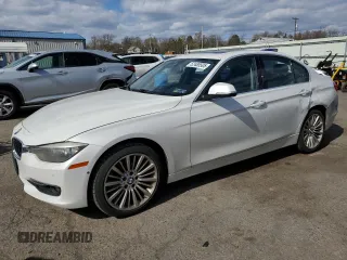 2015 BMW 3 Series 328i xDrive with VIN WBA3B5G54FNS11989, listed as a Copart auction lot 52485505 with 134,230 mi miles and Salvage Title. Bid and sale history available at carsss.com. Image 1.