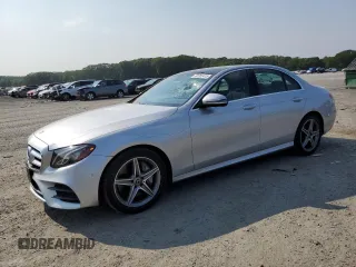 2019 Mercedes-Benz E 300 with VIN WDDZF4KB2KA552601, listed as a Copart auction lot 60702415 with 43,207 mi miles and Salvage title. Bid and sale history available at DreamBid. Image 1.