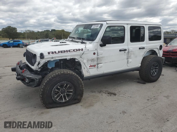 2024 Jeep Wrangler Rubicon X with VIN 1C4RJXFG5RW239572, listed as a Copart auction lot 72251854 with 6,692 mi miles and Clean title. Bid and sale history available at DreamBid. Image 1.