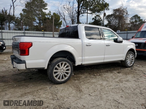 2019 Ford F-150 Limited with VIN 1FTEW1EG9KFA30923, listed as a Copart auction lot 42606935 with 31,029 mi miles and Salvage Title. Bid and sale history available at carsss.com. Image 3.