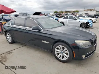 2012 BMW 7 Series 740Li with VIN WBAKB4C57CC575794, listed as a Copart auction lot 49347395 with 189,697 mi miles and Clean title. Bid and sale history available at DreamBid. Image 4.