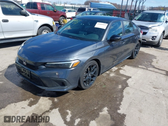 2022 Honda Civic Sport z VIN 2HGFE2F55NH587553, wystawiony jako IAAI lot #41816927 z przebiegiem 31 016 mil mil oraz . Historia ofert i sprzedaży dostępna na DreamBid. Obrazek 2.
