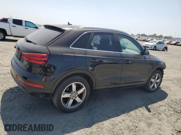 2015 Audi Q3 Premium Plus with VIN WA1EFCFS3FR013984, listed as a Copart auction lot 58785965 with 172,930 mi miles and Salvage title. Bid and sale history available at DreamBid. Image 3.