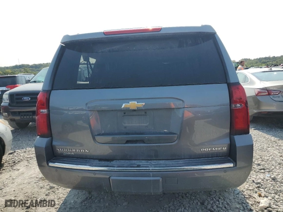 2020 Chevrolet Suburban Premier with VIN 1GNSKJKCXLR140158, listed as a Copart auction lot 69436314 with 52,922 mi miles and Salvage Title. Bid and sale history available at carsss.com. Image 6.