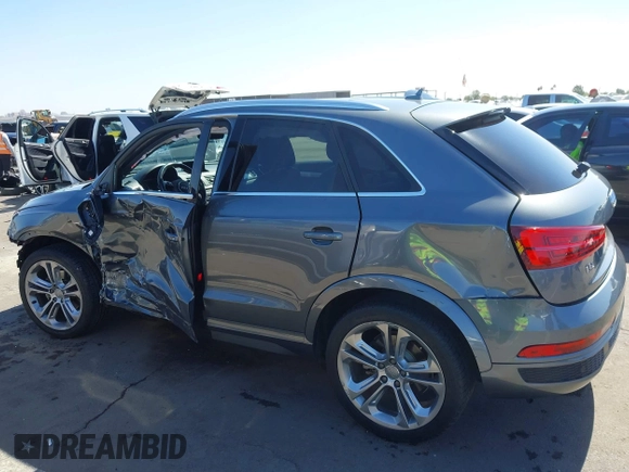 2017 Audi Q3 with VIN WA1FCCFS0HR003509, listed as a IAAI auction lot 42276383 with 44,061 mi miles and . Bid and sale history available at DreamBid. Image 6.
