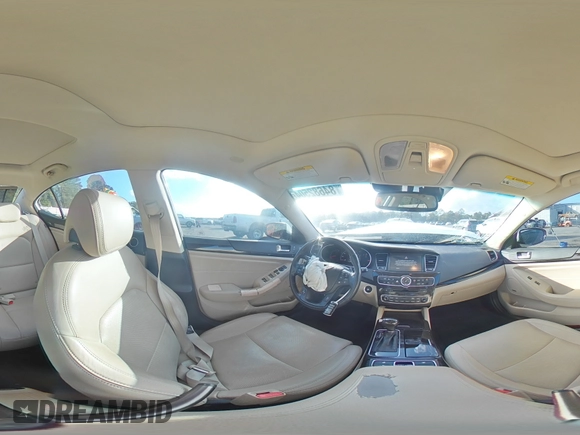 2014 Kia Cadenza Premium with VIN KNALN4D76E5135293, listed as a Copart auction lot 84682504 with 133,267 mi miles and Non Repairable. Bid and sale history available at carsss.com. Image 15.