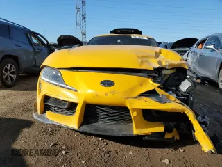 2022 Toyota GR Supra 3.0 with VIN WZ1DB0C08NW050528, listed as a Copart auction lot 89214945 with 33,060 mi miles and Salvage Title. Bid and sale history available at carsss.com. Image 5.