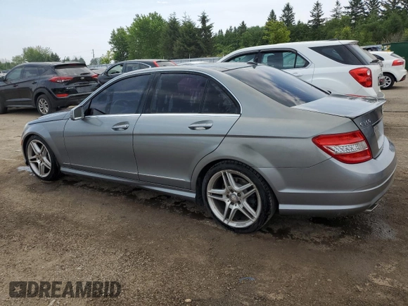 2011 Mercedes-Benz C 350 with VIN WDDGF8HB7BA522936, listed as a Copart auction lot 63910225 with 178,097 mi miles and Clean title. Bid and sale history available at DreamBid. Image 2.