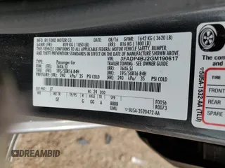 2016 Ford Fiesta SE with VIN 3FADP4BJ2GM190617, listed as a Copart auction lot 51674095 with 76,012 mi miles and Salvage Title. Bid and sale history available at carsss.com. Image 14.