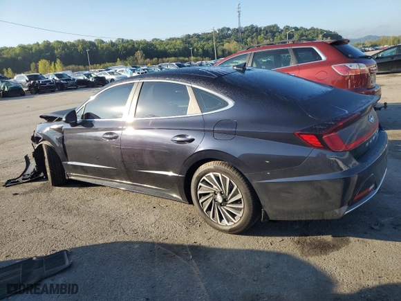 2021 Hyundai Sonata Hybrid SEL with VIN KMHL34JJ9MA019824, listed as a Copart auction lot 73162354 with 64,084 mi miles and Salvage Title. Bid and sale history available at carsss.com. Image 2.