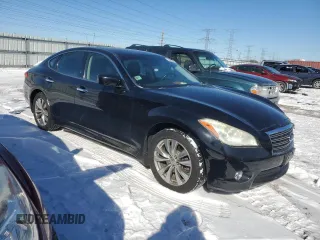 2012 Infiniti M37 with VIN JN1BY1AR3CM394422, listed as a Copart auction lot 44922485 with 140,911 mi miles and Salvage Title. Bid and sale history available at carsss.com. Image 4.