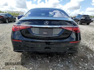 2022 Mercedes-Benz S-Class S 500 with VIN W1K6G6DB0NA148063, listed as a Copart auction lot 46621945 with 54,224 mi miles and Salvage Title. Bid and sale history available at carsss.com. Image 6.