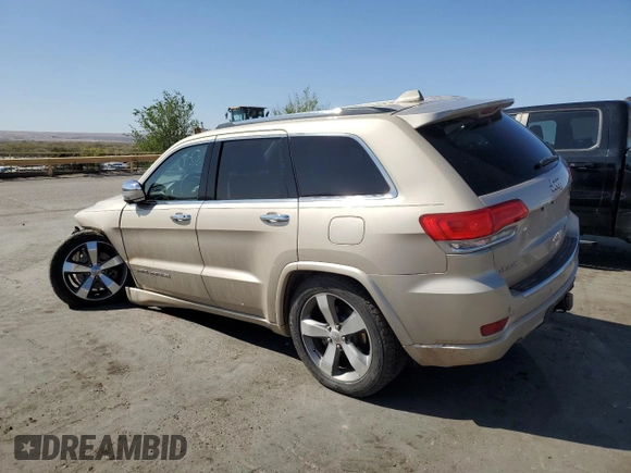 2015 Jeep Grand Cherokee Overland with VIN 1C4RJFCT5FC913728, listed as a Copart auction lot 51605375 with 180,452 mi miles and Salvage Title. Bid and sale history available at carsss.com. Image 2.