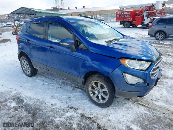 2020 Ford EcoSport SE with VIN MAJ6S3GL6LC320809, listed as a IAAI auction lot 41601848 with 43,414 mi miles. Bid and sale history available at carsss.com. Image 1.