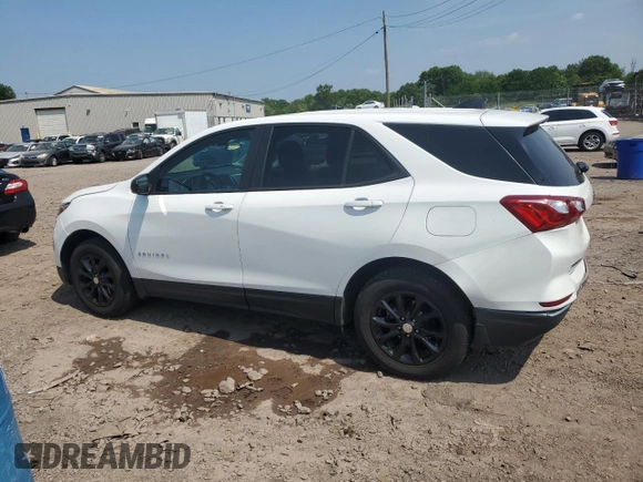 2020 Chevrolet Equinox LS z VIN 3GNAXSEV0LS516752, wystawiony jako Copart lot #60435705 z przebiegiem 78 921 mil mil oraz Szkoda całkowita • Salvage title. Historia ofert i sprzedaży dostępna na DreamBid. Obrazek 2.