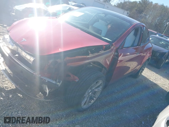 2023 Tesla Model Y Long Range with VIN 7SAYGDEE0PA202150, listed as a IAAI auction lot 41735258 with 22,131 mi miles and . Bid and sale history available at DreamBid. Image 2.