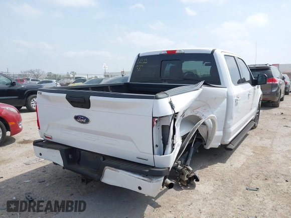 2020 Ford F-150 XL with VIN 1FTEW1CP6LKF02667, listed as a IAAI auction lot 41925493 with 39,888 mi miles. Bid and sale history available at carsss.com. Image 4.