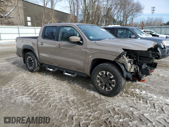2024 Nissan Frontier Pro-4X с VIN 1N6ED1EKXRN621821, выставлен на аукционе Copart как лот 44488225 с пробегом 6 083 миль миль и Списание • Salvage title. История ставок и продаж доступна на DreamBid. Изображение 4.