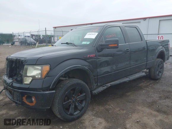 2014 Ford F-150 XL with VIN 1FTFW1ET9EFB11863, listed as a IAAI auction lot 42003611 with 119,961 mi miles and . Bid and sale history available at DreamBid. Image 2.