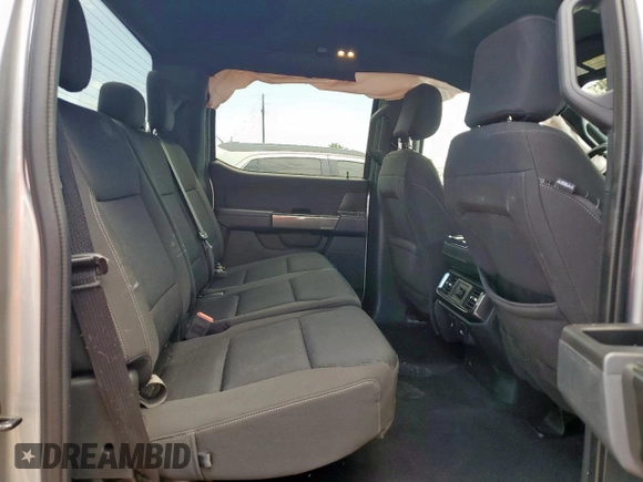 2023 Ford F-150 XL with VIN 1FTEW1C57PFC27842, listed as a Copart auction lot 59906015 with 43,495 mi miles and Salvage title. Bid and sale history available at DreamBid. Image 10.