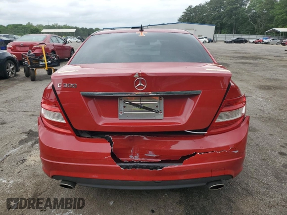 2009 Mercedes-Benz C 300 Sport with VIN WDDGF54X09R045603, listed as a Copart auction lot 55055815 with 108,575 mi miles and Salvage Title. Bid and sale history available at DreamBid. Image 6.