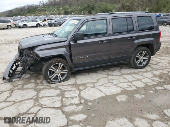 2017 Jeep Patriot High Altitude with VIN 1C4NJRFBXHD162481, listed as a Copart auction lot 51171675 with 90,895 mi miles and Salvage Title. Bid and sale history available at carsss.com. Image 1.