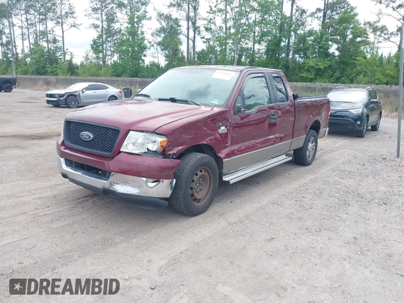 2005 Ford F-150 STX z VIN 1FTRX12W35NB25224, wystawiony jako IAAI lot #42224219 z przebiegiem 152 272 mil mil oraz . Historia ofert i sprzedaży dostępna na DreamBid. Obrazek 17.