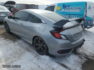 2019 Honda Civic Coupe Sport with VIN 2HGFC4B86KH307569, listed as a Copart auction lot 45582705 with 49,883 mi miles and Salvage Title. Bid and sale history available at carsss.com. Image 2.