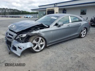 2012 Mercedes-Benz CLS 550 with VIN WDDLJ7DB7CA007918, listed as a Copart auction lot 59415195 with 109,683 mi miles and Salvage title. Bid and sale history available at DreamBid. Image 1.