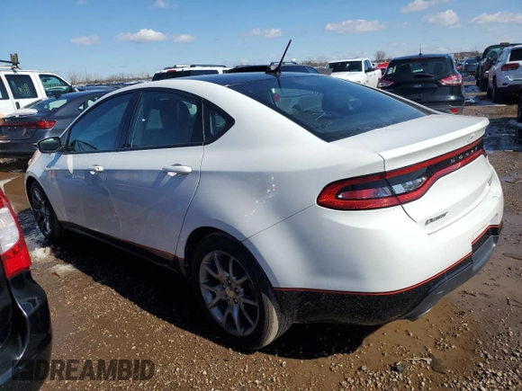 2013 Dodge Dart Rallye with VIN 1C3CDFBH9DD194487, listed as a Copart auction lot 49351585 with 93,734 mi miles and Clean Title. Bid and sale history available at carsss.com. Image 2.