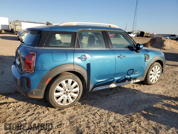 2022 MINI Countryman Cooper with VIN WMZ43BR06N3N37520, listed as a Copart auction lot 80974084 with 31,037 mi miles and Salvage title. Bid and sale history available at DreamBid. Image 3.