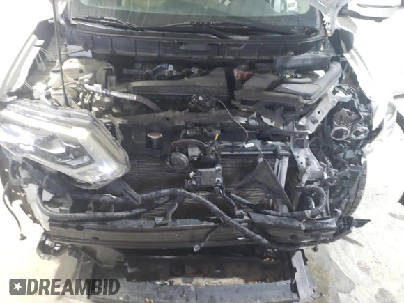 2017 Nissan Rogue SV with VIN 5N1AT2MT9HC799889, listed as a Copart auction lot 51762295 with 91,584 mi miles and Salvage Title. Bid and sale history available at carsss.com. Image 12.