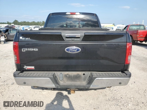 2015 Ford F-150 XL with VIN 1FTEW1CP2FKF01388, listed as a Copart auction lot 53575735 with 236,719 mi miles and Salvage title. Bid and sale history available at DreamBid. Image 6.
