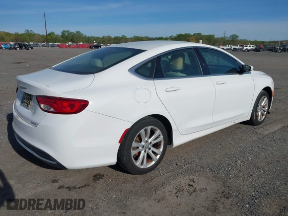2016 Chrysler 200 Limited with VIN 1C3CCCAB0GN149497, listed as a IAAI auction lot 42078729 with 136,214 mi miles. Bid and sale history available at carsss.com. Image 4.