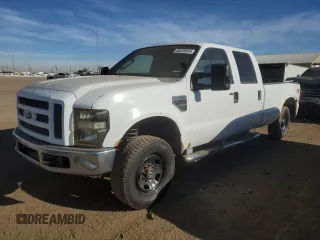 2008 Ford Super Duty F-250 SRW XL with VIN 1FTSW21528EB70436, listed as a Copart auction lot 85555694 with 267,627 mi miles and Salvage Title. Bid and sale history available at carsss.com. Image 1.