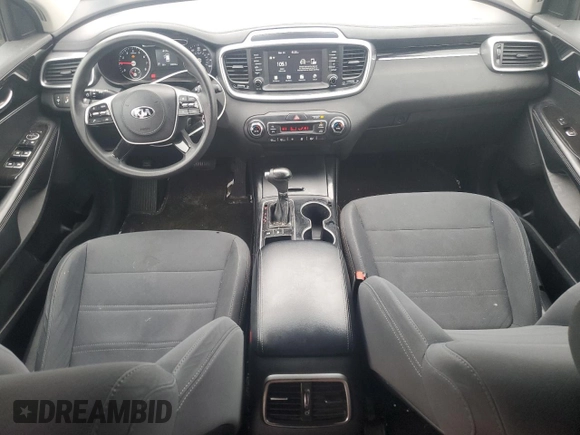 2019 Kia Sorento LX V6 with VIN 5XYPGDA56KG488041, listed as a Copart auction lot 49145225 with 128,040 mi miles and Salvage Title. Bid and sale history available at carsss.com. Image 8.
