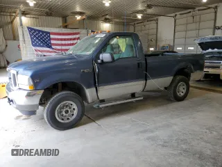 2004 Ford F-250 with VIN 1FTNF21SX4EA00015, listed as a Copart auction lot 58140825 with 363,308 mi miles and Salvage title. Bid and sale history available at DreamBid. Image 1.