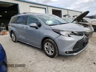 2023 Toyota Sienna XSE 25th Anniversary with VIN 5TDCSKFC3PS103084, listed as a Copart auction lot 79702214 with 17,737 mi miles and Salvage title. Bid and sale history available at DreamBid. Image 4.