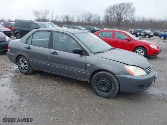 2006 Mitsubishi Lancer ES with VIN JA3AJ26E76U066867, listed as a IAAI auction lot 41904428 with 247460 miles. Bid and sale history available at carsss.com. Image 1.