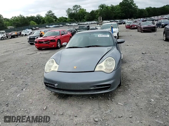 2003 Porsche 911 with VIN WP0AA29983S622403, listed as a Copart auction lot 61023595 with 155,938 mi miles and Salvage title. Bid and sale history available at DreamBid. Image 13.