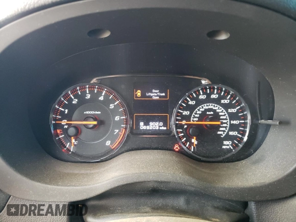 2020 Subaru WRX Premium с VIN JF1VA1C67L9825872, выставлен на аукционе Copart как лот 58183605 с пробегом 69 203 миль миль и Чистый • Clean title. История ставок и продаж доступна на DreamBid. Изображение 9.