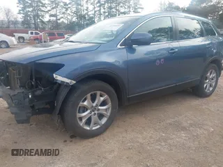 2014 Mazda CX-9 Touring with VIN JM3TB2CA0E0427183, listed as a IAAI auction lot 41734192 with 93,272 mi miles and . Bid and sale history available at carsss.com. Image 2.
