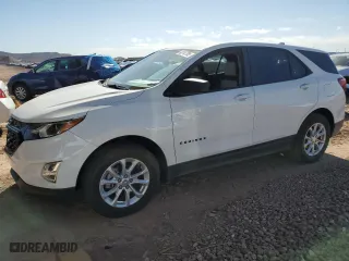 2020 Chevrolet Equinox LS with VIN 3GNAXHEV5LS530102, listed as a Copart auction lot 48747705 with 22,737 mi miles and Salvage Title. Bid and sale history available at carsss.com. Image 1.