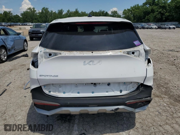 2023 Kia Sportage EX with VIN 5XYK33AF2PG019612, listed as a Copart auction lot 62315855 with 45,989 mi miles and Salvage title. Bid and sale history available at DreamBid. Image 6.