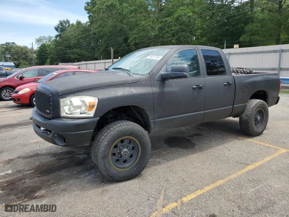 2007 Dodge Ram 2500 Laramie with VIN 1D7KS28A87J596108, listed as a Copart auction lot 56810764 with 237,398 mi miles and Salvage Title. Bid and sale history available at carsss.com. Image 1.
