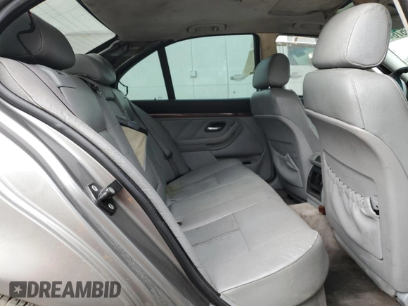 2003 BMW 5 Series 530iA with VIN WBADT634X3CK33314, listed as a Copart auction lot 76832604 with 265,273 mi miles and Salvage Title. Bid and sale history available at carsss.com. Image 10.