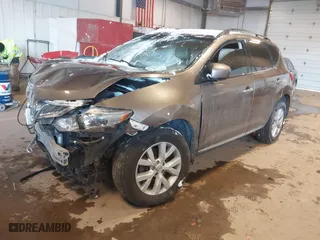 2012 Nissan Murano SV with VIN JN8AZ1MW9CW224792, listed as a IAAI auction lot 41583163 with 132,474 mi miles. Bid and sale history available at carsss.com. Image 16.