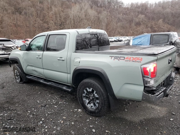 2023 Toyota Tacoma 4WD SR with VIN 3TMCZ5AN5PM574255, listed as a Copart auction lot 50368045 with 33,016 mi miles and Salvage Title. Bid and sale history available at carsss.com. Image 2.