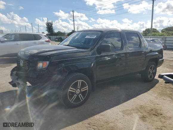2014 Honda Ridgeline Sport with VIN 5FPYK1F73EB002767, listed as a Copart auction lot 72799544 with 97,646 mi miles and Salvage Title. Bid and sale history available at carsss.com. Image 1.