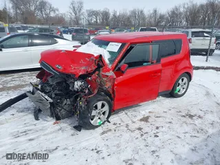 2019 Kia Soul with VIN KNDJN2A25K7007070, listed as a IAAI auction lot 41617181 with 1 mi miles. Bid and sale history available at carsss.com. Image 16.